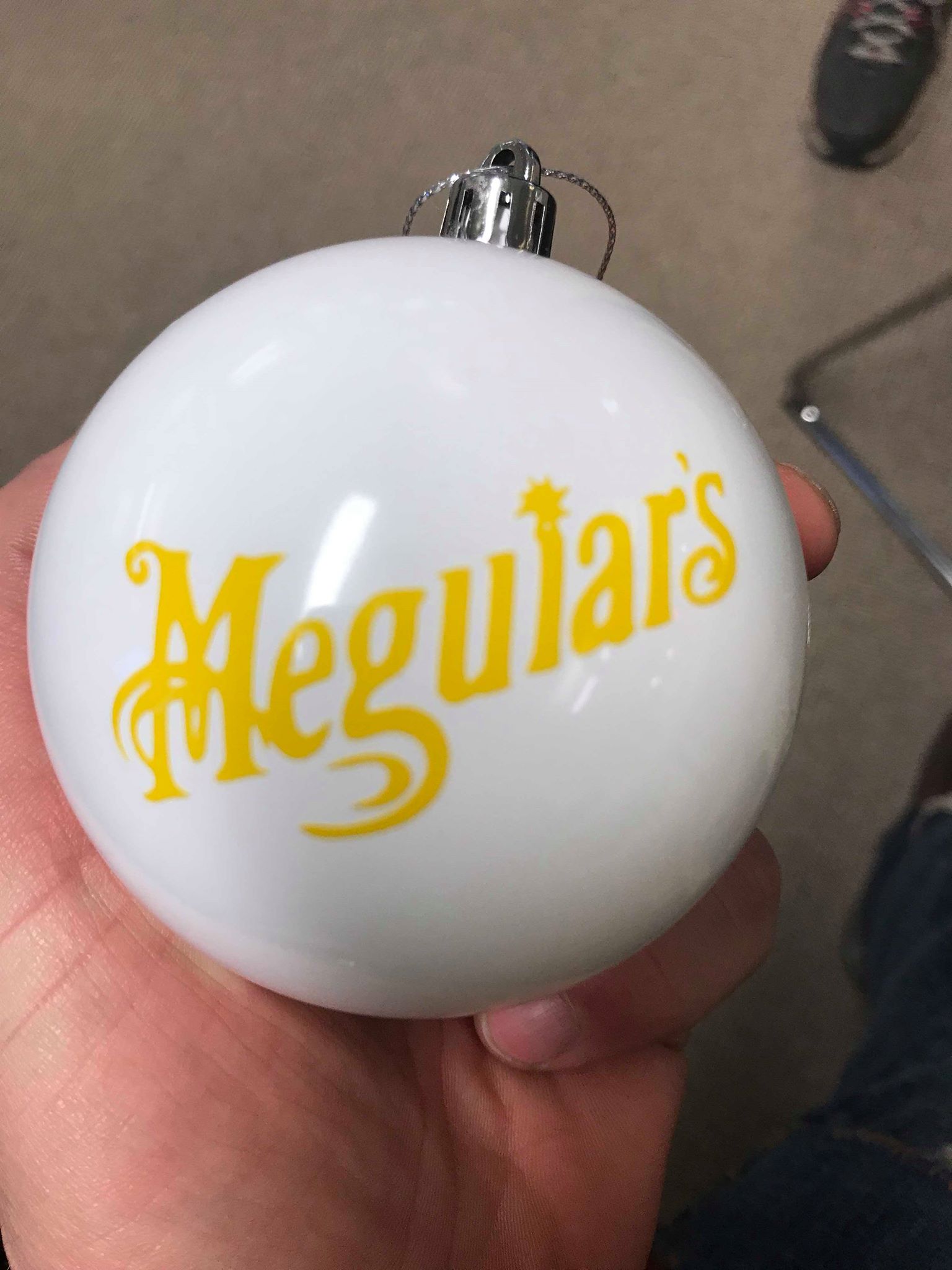 Hvid Meguiar's Jule-Kugle
