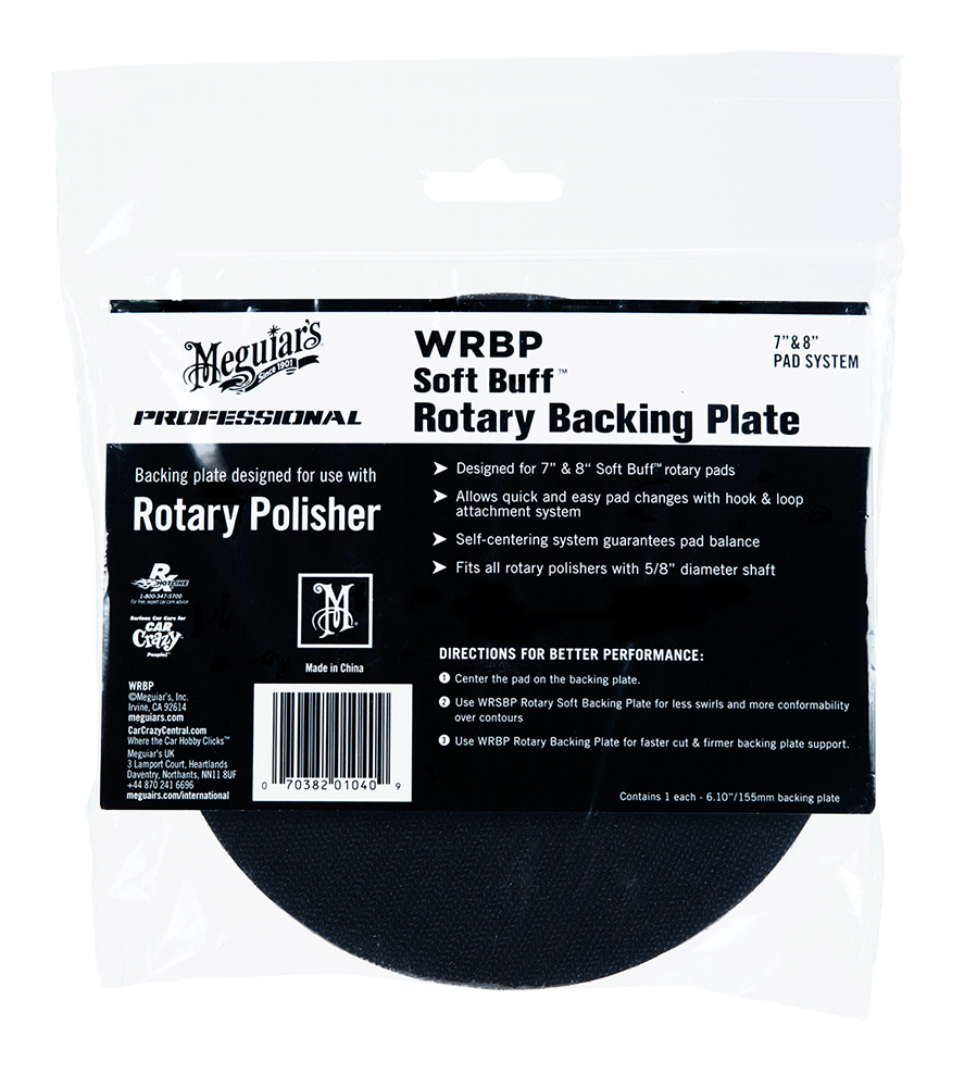 7" backing plate Rotary