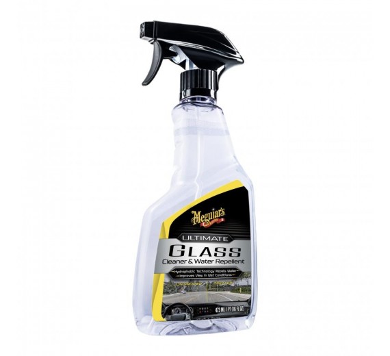 Meguiar's Ultimate Glass Cleaner & Water Repellent - Premium glas - og vinduespudser 
