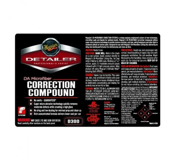 MG Correction Compound - D9916 Label