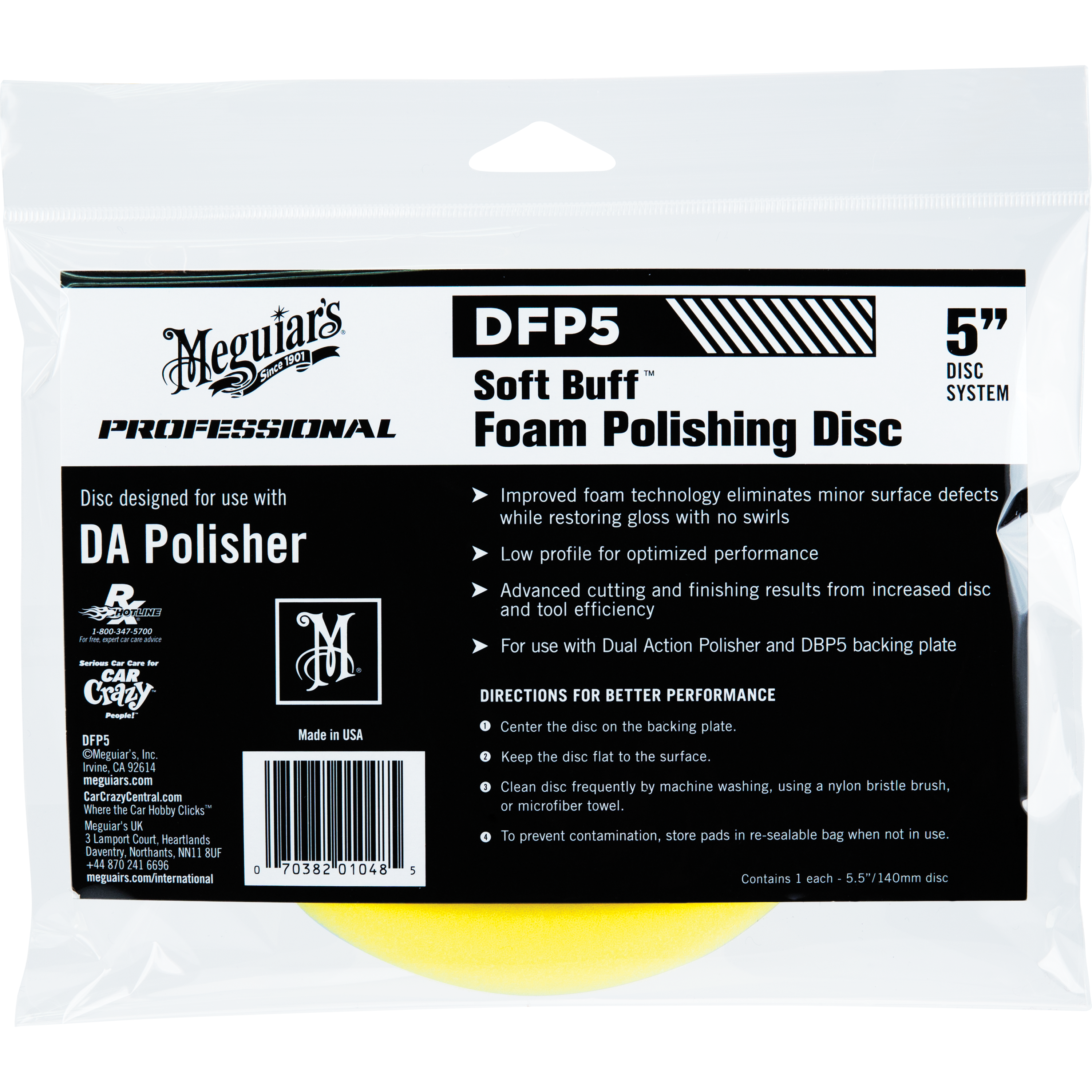 DA Foam Polishing Disc 5"