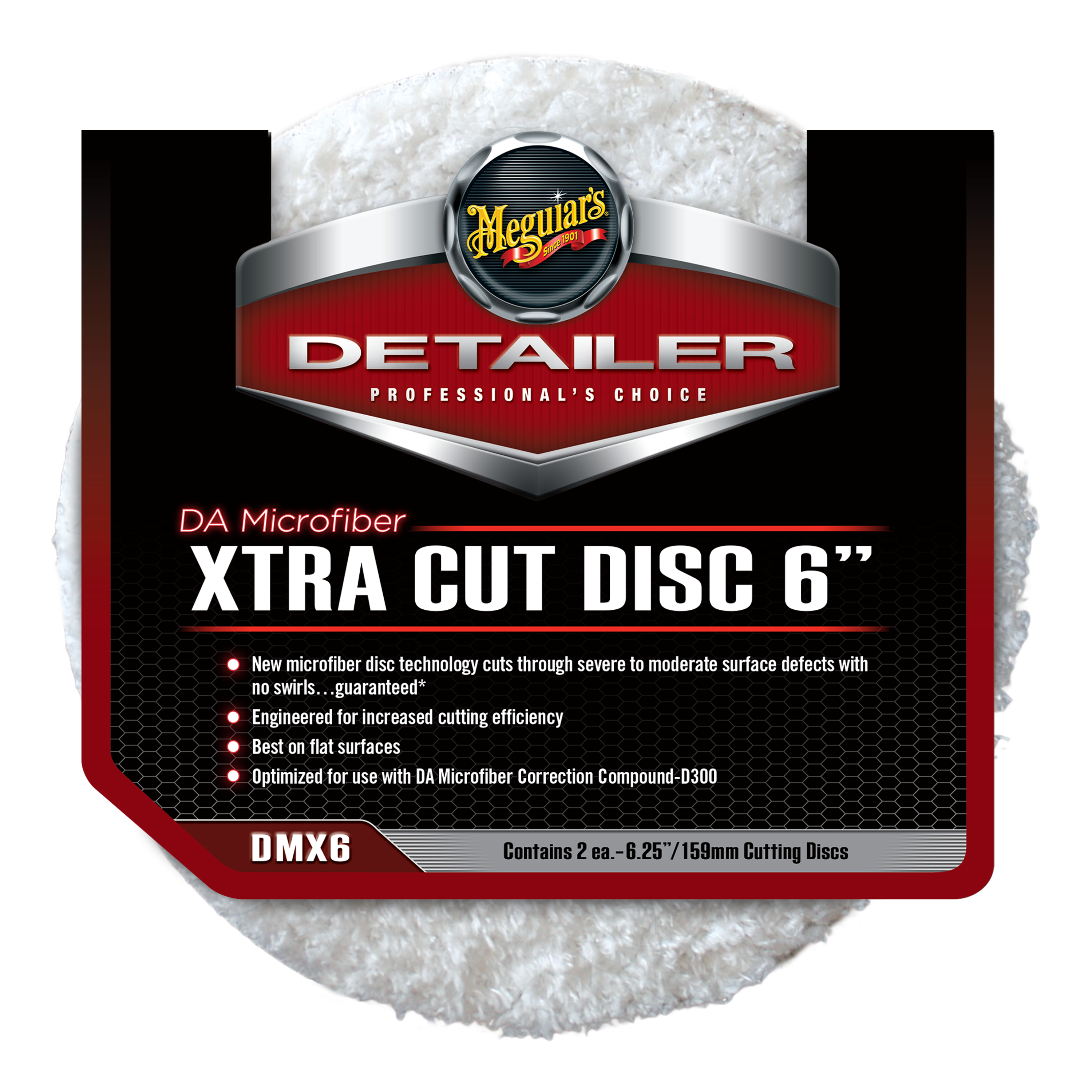 DA Microfiber - Xtra Cut Disc 6"