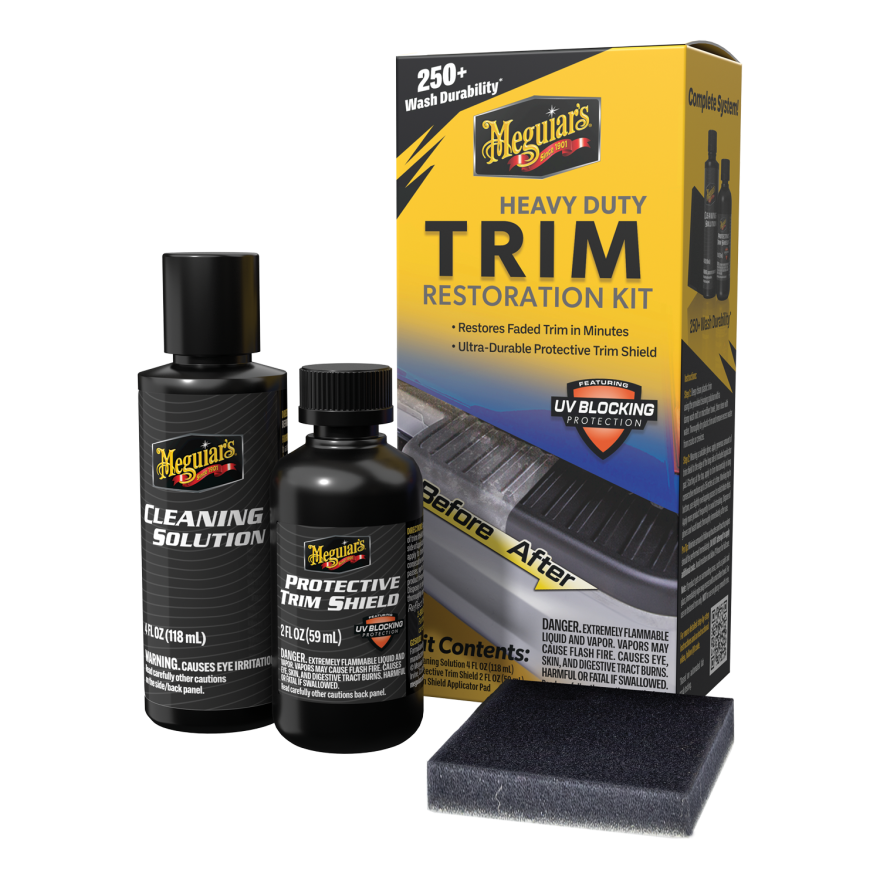 Meguiar’s Heavy Duty Trim Restoration Kit – Genopliv falmet plast med langvarig UV-beskyttelse