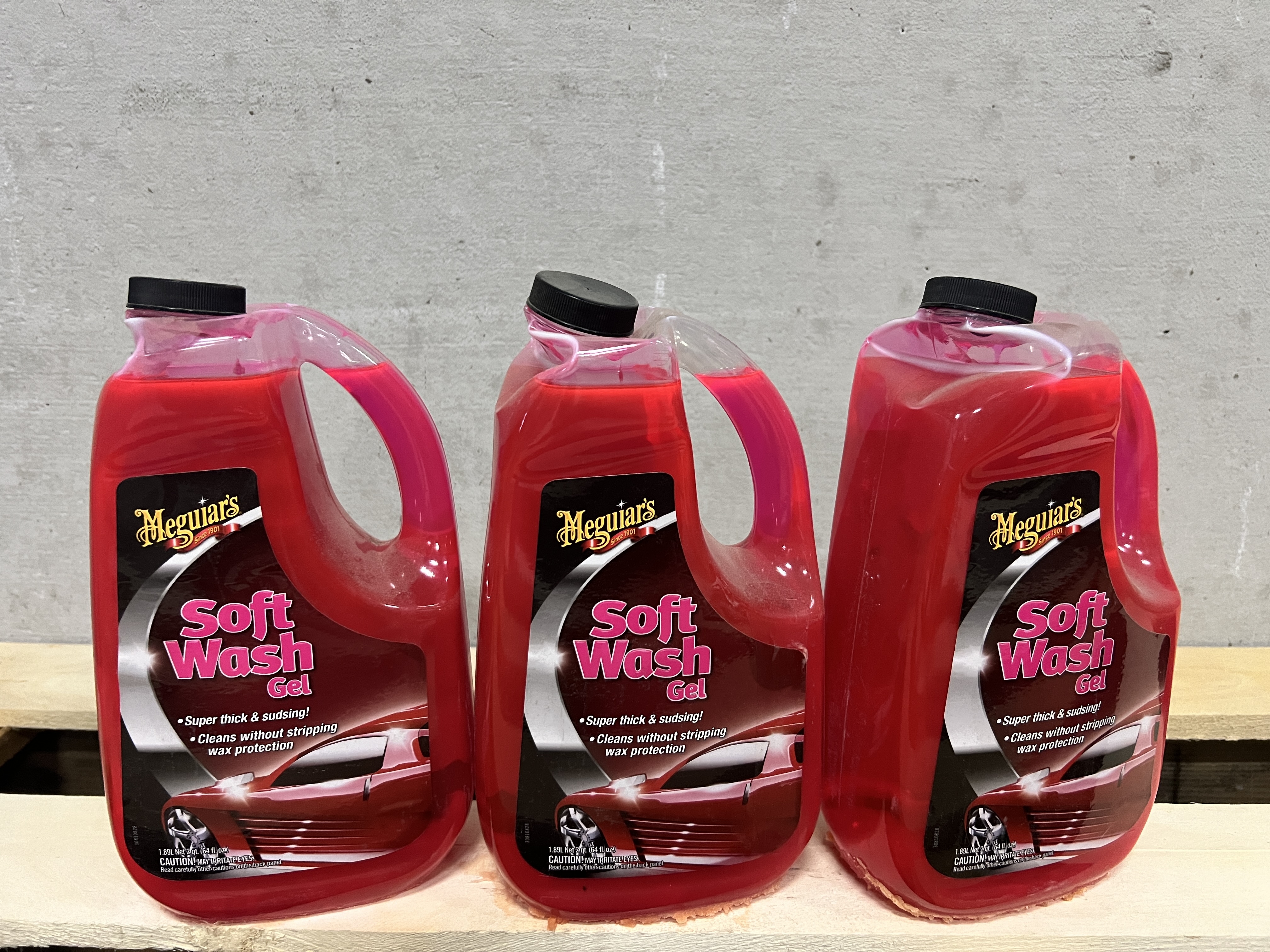 Meguiar's - Soft Wash Gel Shampoo / Sæbe 1,89 LIter - BESKADIGET!!