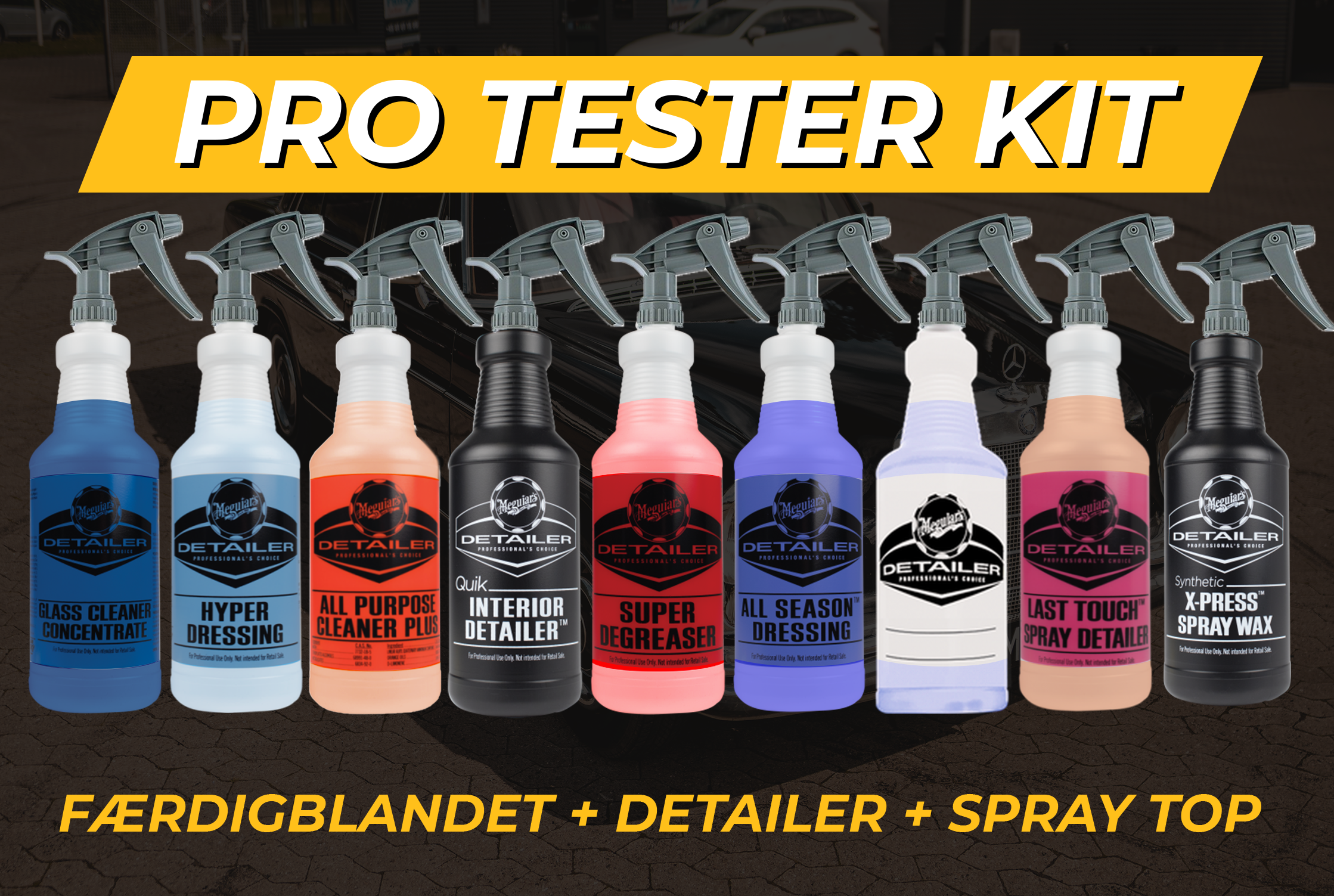 Komplet sæt - Pro Tester Kit