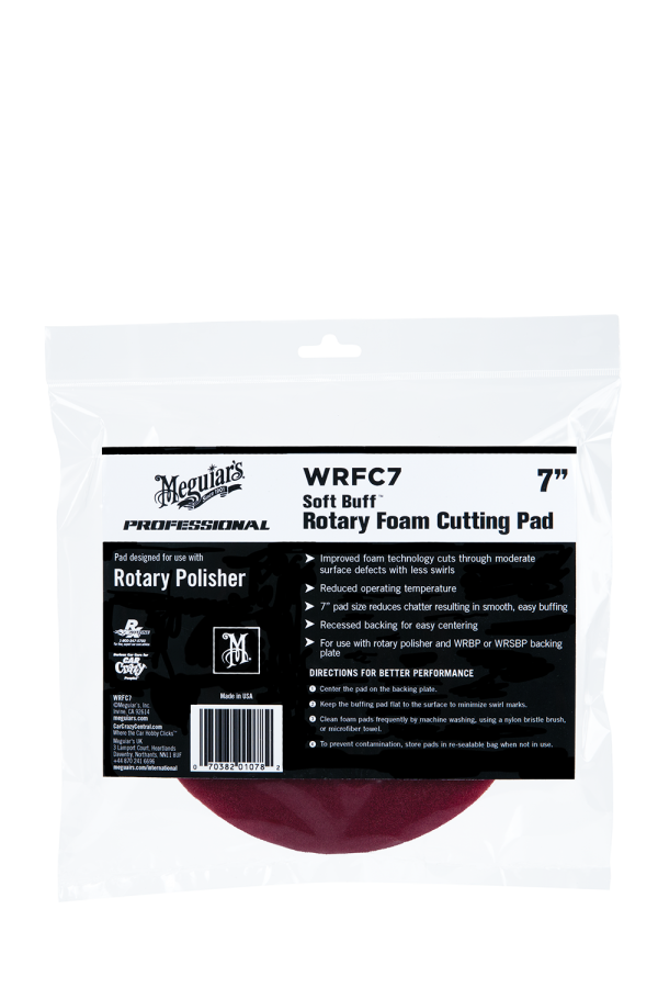 Rotary Foam Cutting Pad 7" (rød)